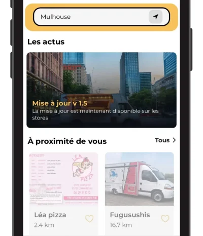 Screen avec ville enregistrée